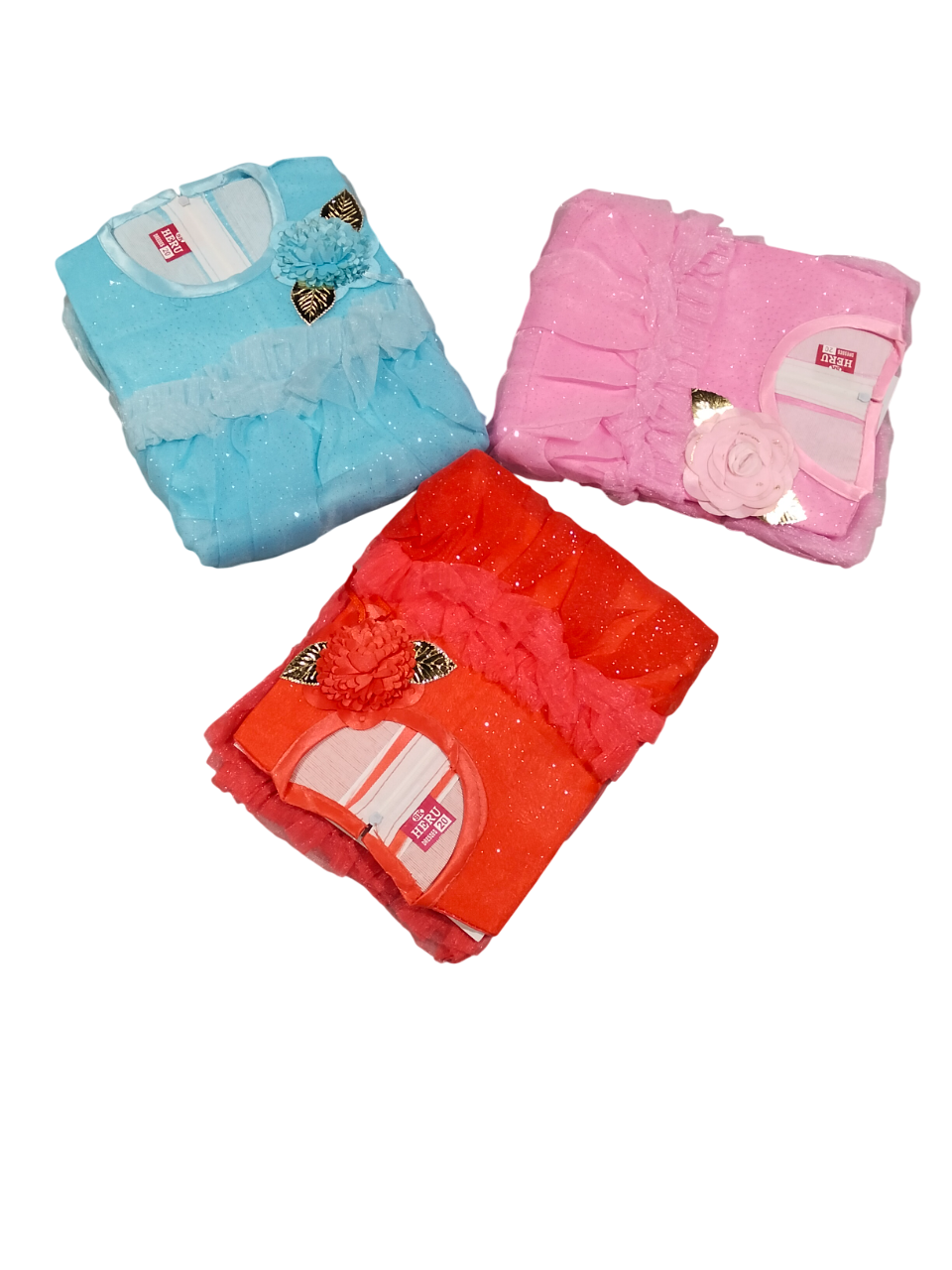 Girls' Party Frock / Fancy Dress Set D.9/6 B.9824 Girls' Party Frock / Fancy Dress Set D.9/6 B.9824