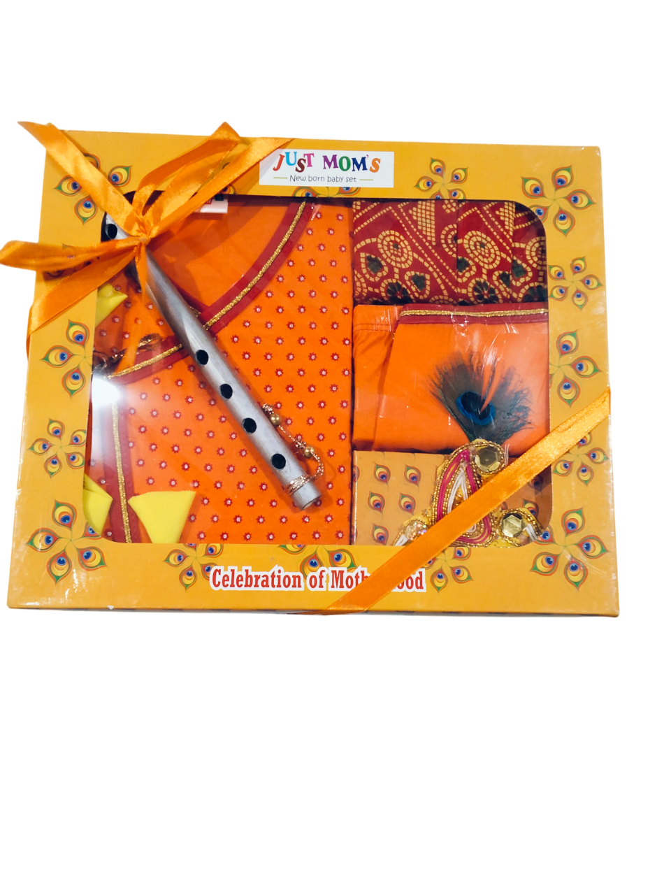 Laddu Gopal Poshak Gift Set with Accessories (Traditional Krishna Dress Set) D.25/6 B.3936 Laddu Gopal Poshak Gift Set with Accessories (Traditional Krishna Dress Set) D.25/6 B.3936