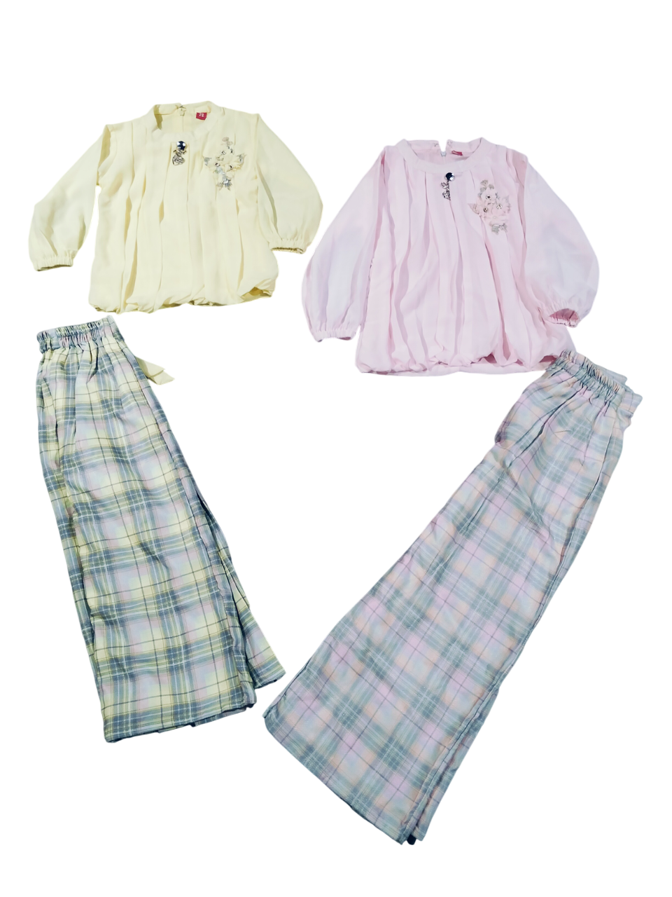 Girls' Co-ord Set (Top + Pants) D.71/12 B.4204 Girls' Co-ord Set (Top + Pants) D.71/12 B.4204