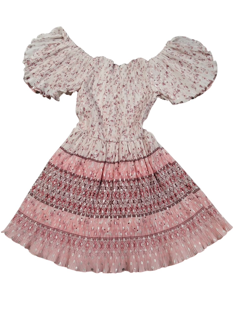 Elegant Pink Smocked Party Frock for Girls with Puff Sleeves ā Vintage Style D.007 B.1234 Elegant Pink Smocked Party Frock for Girls with Puff Sleeves ā Vintage Style D.007 B.1234