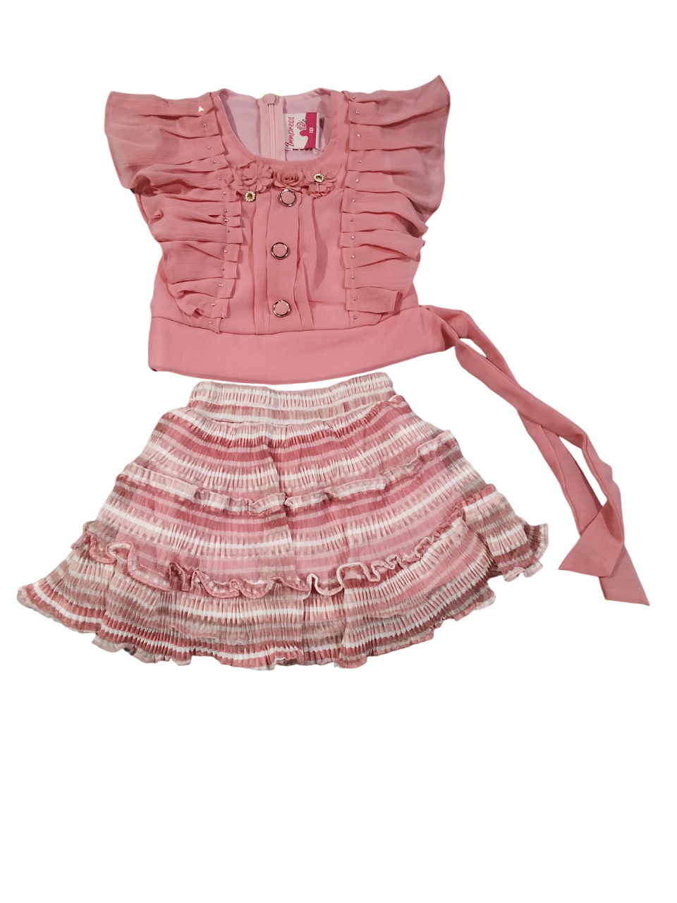 Stylish Girls' Designer Top & Skirt Set D.9.3189 B.1792 Stylish Girls' Designer Top & Skirt Set D.9.3189 B.1792