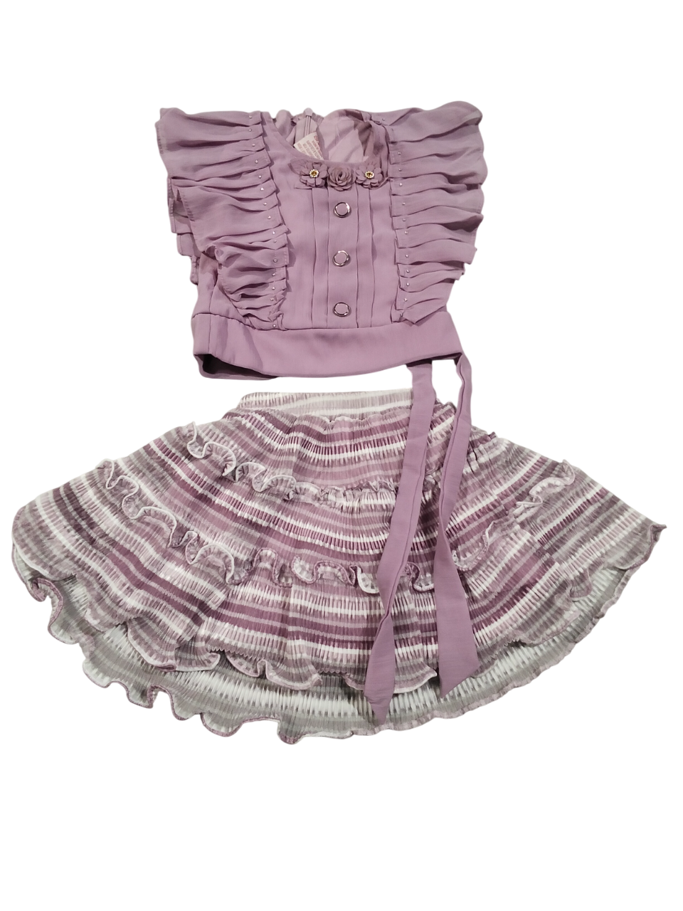Stylish Girls' Designer Top & Skirt Set D.9.3189 B.1792 Stylish Girls' Designer Top & Skirt Set D.9.3189 B.1792