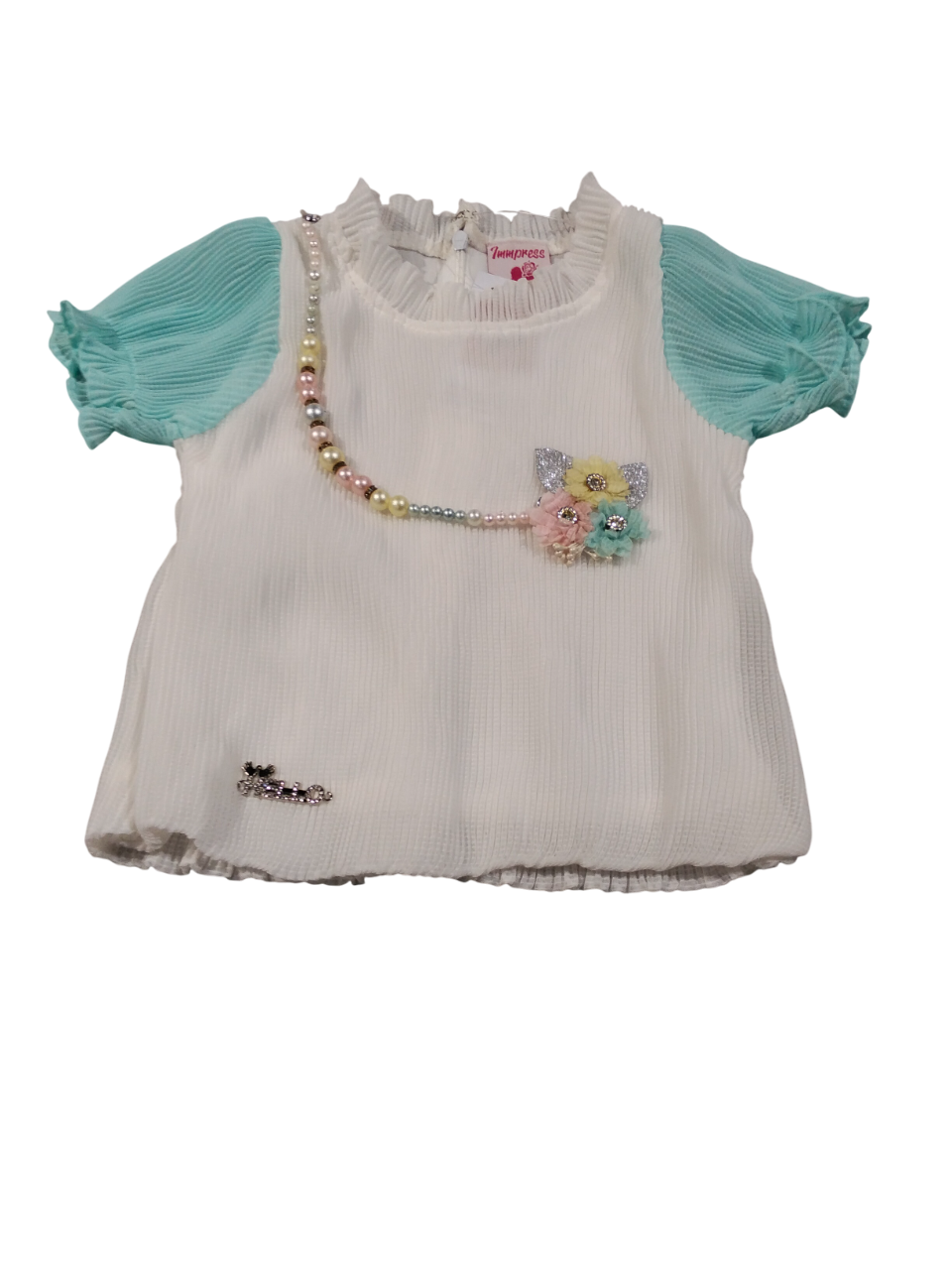 Girls' Party Wear Outfit โ Top and Skirt Set D.8.3188 B.1774 Girls' Party Wear Outfit โ Top and Skirt Set D.8.3188 B.1774