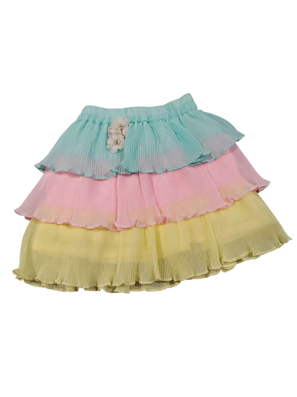 Girls' Party Wear Outfit โ Top and Skirt Set D.8.3188 B.1774 Girls' Party Wear Outfit โ Top and Skirt Set D.8.3188 B.1774