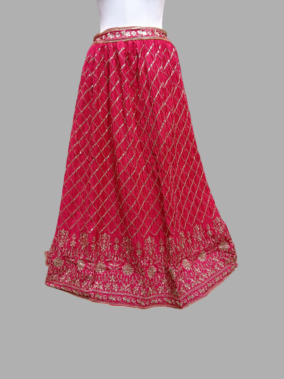 Pink & Light Pink Embroidered Bridal Lehenga Choli Set D310 Pink & Light Pink Embroidered Bridal Lehenga Choli Set D310