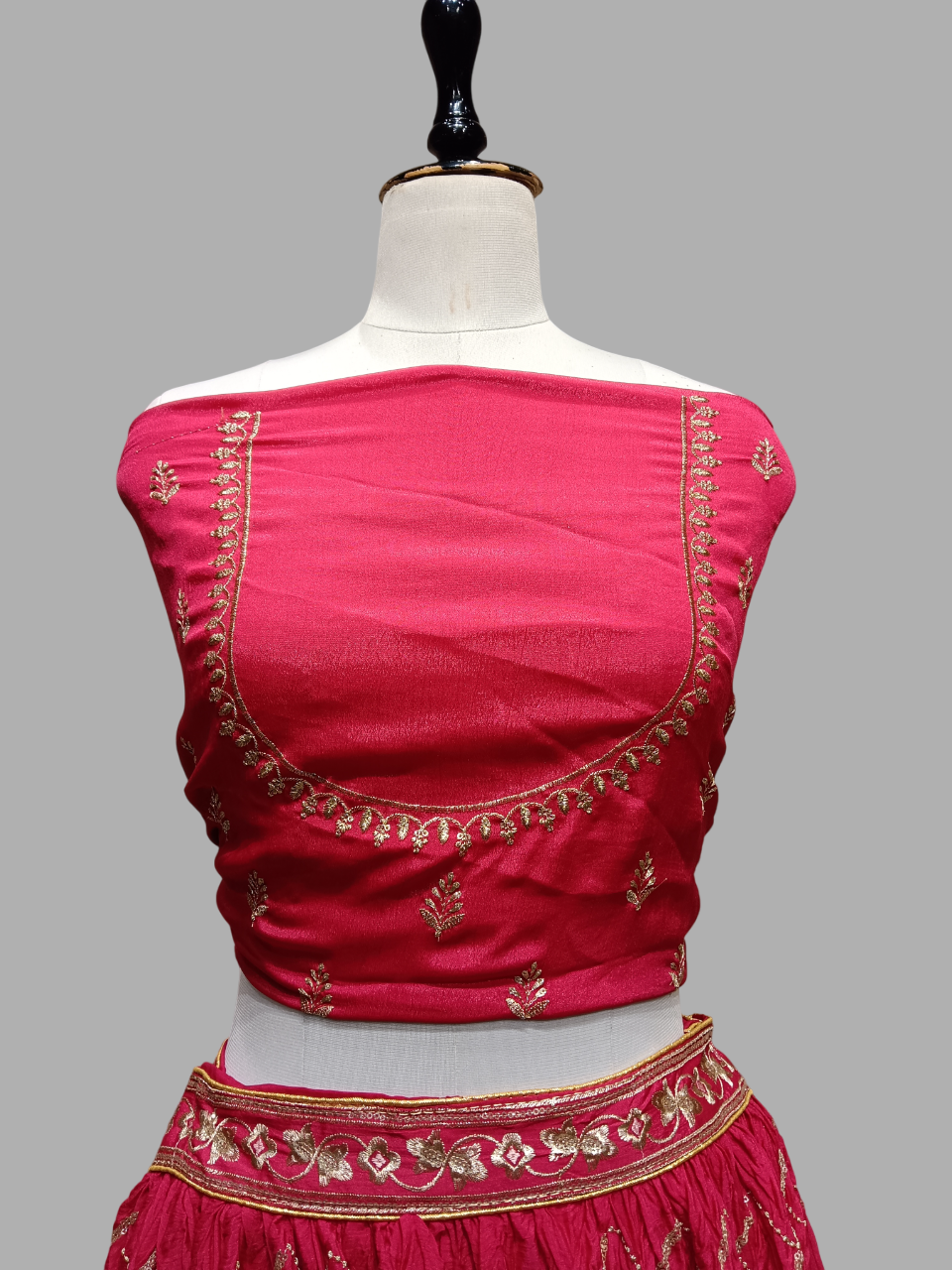 Pink & Light Pink Embroidered Bridal Lehenga Choli Set D310 Pink & Light Pink Embroidered Bridal Lehenga Choli Set D310