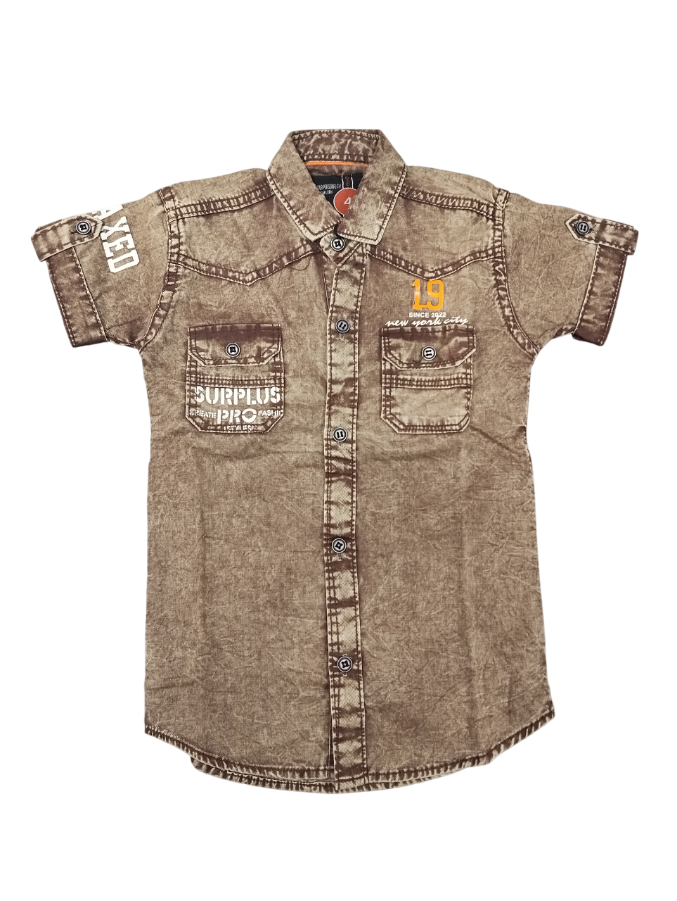 2/9 KIDS DANIM SHIRT B.5804 2/9 KIDS DANIM SHIRT B.5804