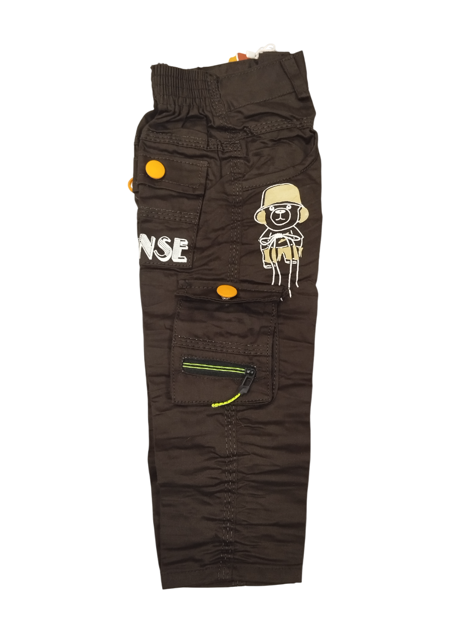 Kids' Cargo Pants with Bear Print 1/6 B.5004 Kids' Cargo Pants with Bear Print 1/6 B.5004
