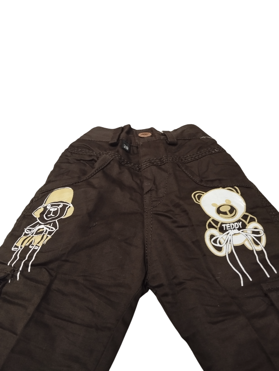 Kids' Cargo Pants with Bear Print 1/6 B.5004 Kids' Cargo Pants with Bear Print 1/6 B.5004