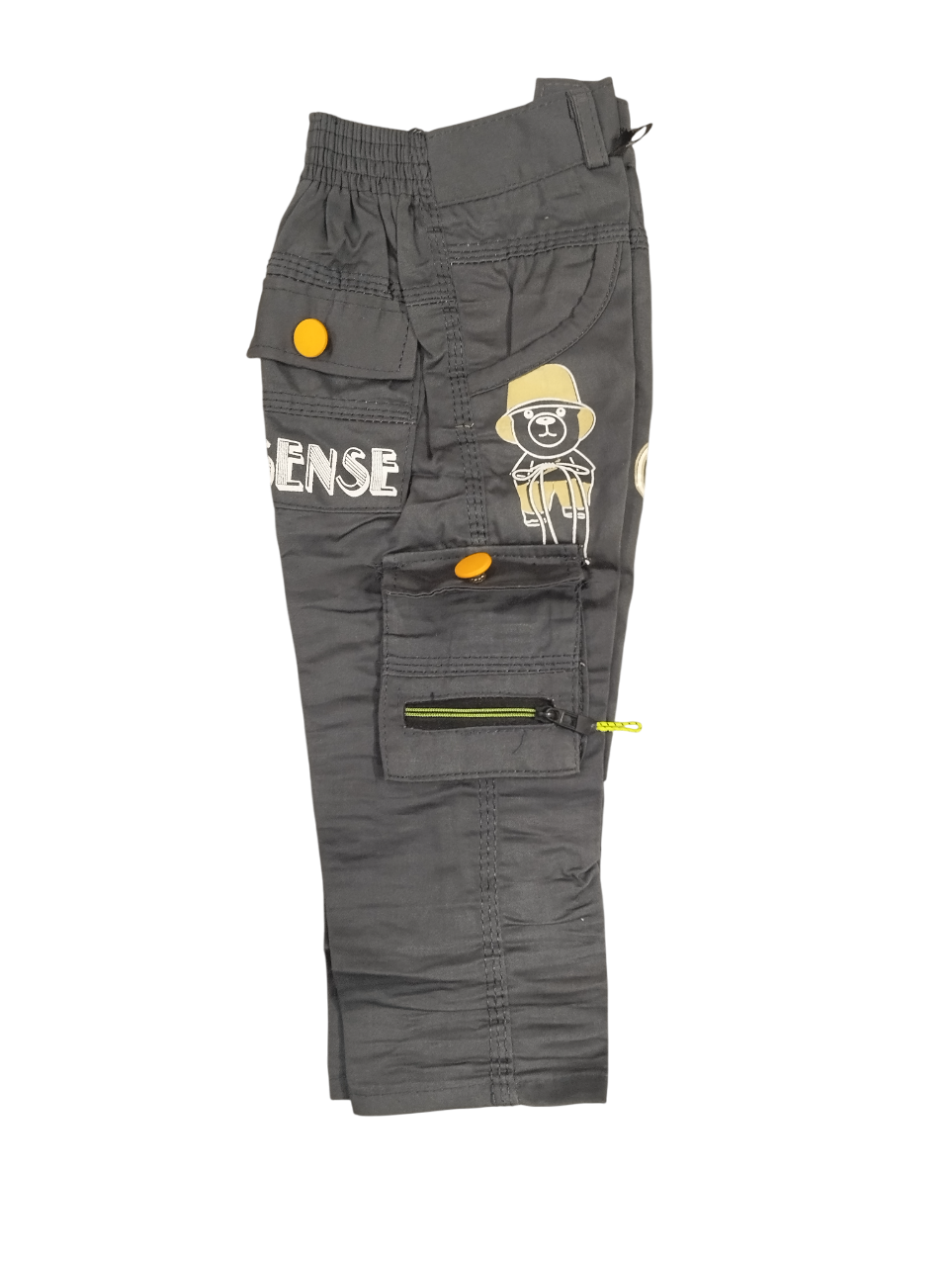 Kids' Cargo Pants with Bear Print 1/6 B.5004 Kids' Cargo Pants with Bear Print 1/6 B.5004