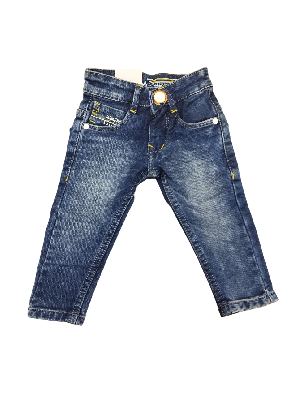 Boys' Black Distressed Slim Fit Denim Jeans D.130 jeans B.5120