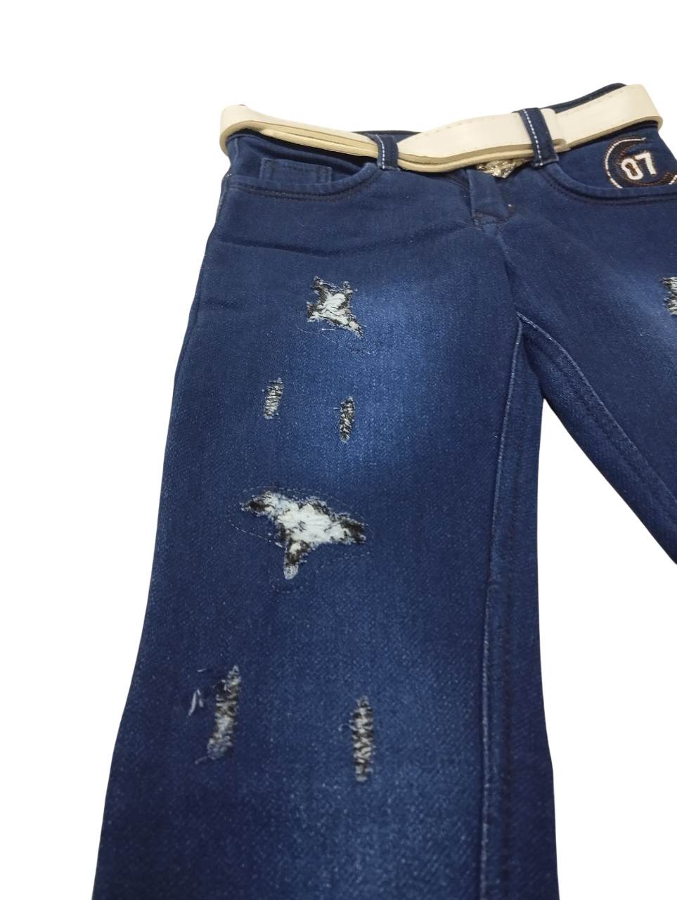 Boys' Distressed Denim Jeans D.20/5 B.9757