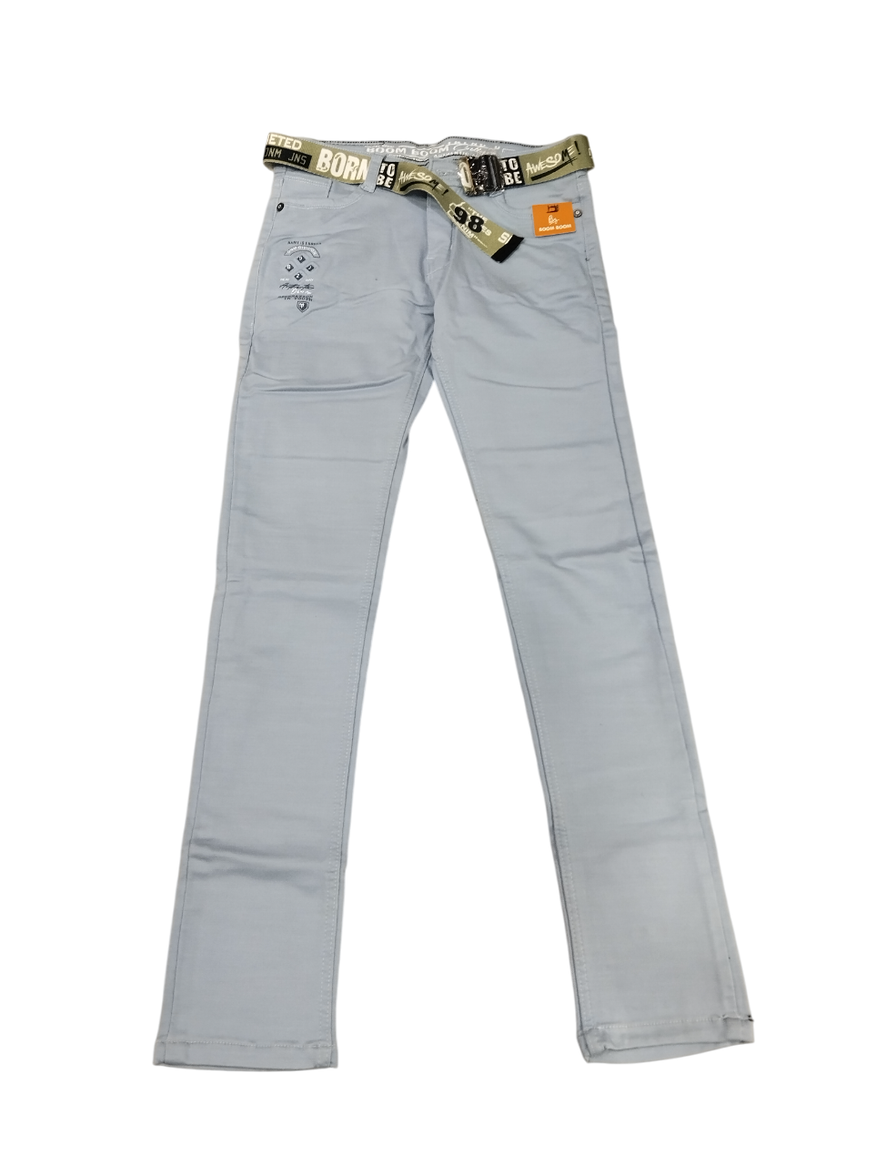 Kids' Fashionable Jeans with Belt 25/20 B 5539 Kids' Fashionable Jeans with Belt 25/20 B 5539