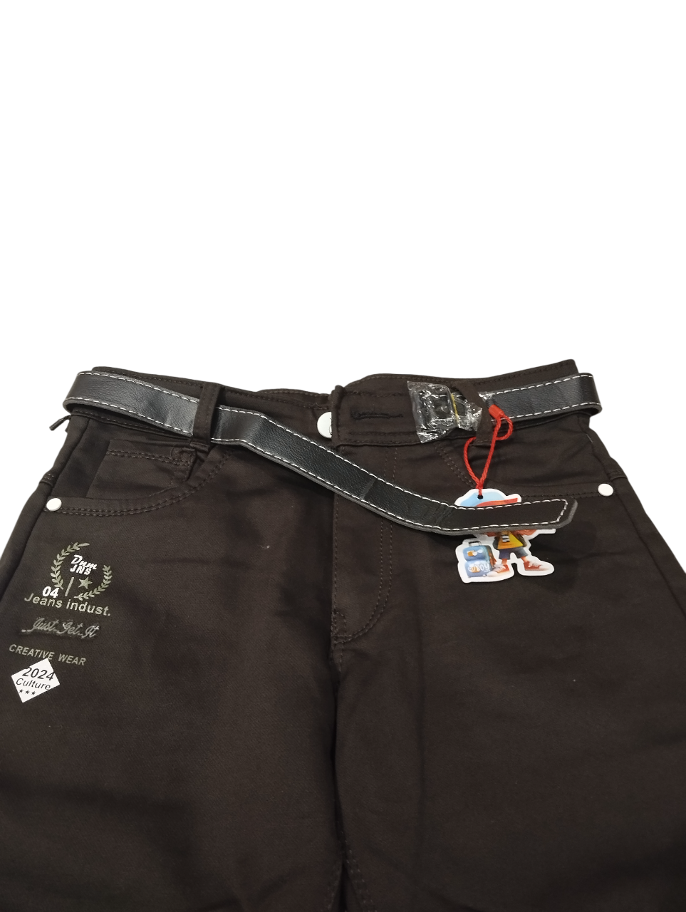 Boys' Black Slim Fit Cotton Pants D.26.2904 B.5551