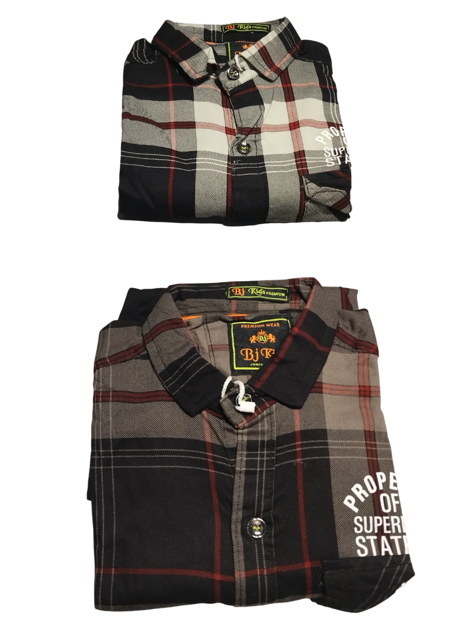 BJK Kids Premium Check Shirts D.13/24 B.5133 BJK Kids Premium Check Shirts D.13/24 B.5133