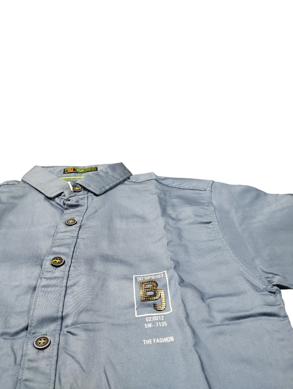 Black and sky blue bj shirt D.24/11 B.5281
