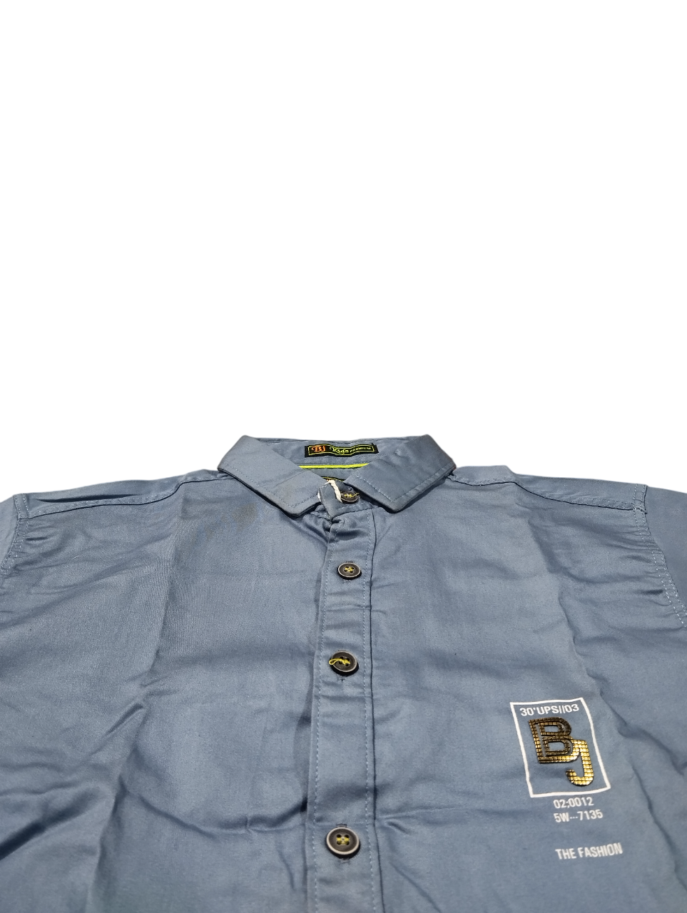 Black and sky blue bj shirt D.24/11 B.5281