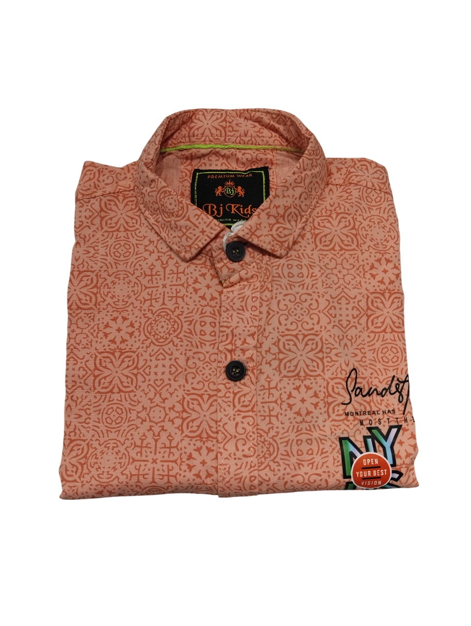 Kids' Printed Casual Shirt D.14/16 B.5157 Kids' Printed Casual Shirt D.14/16 B.5157