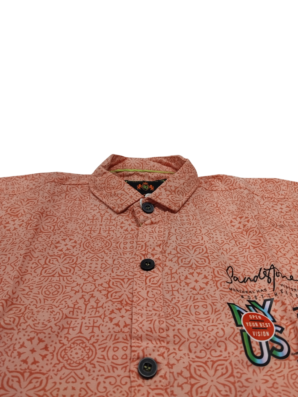 Kids' Printed Casual Shirt D.14/16 B.5157 Kids' Printed Casual Shirt D.14/16 B.5157
