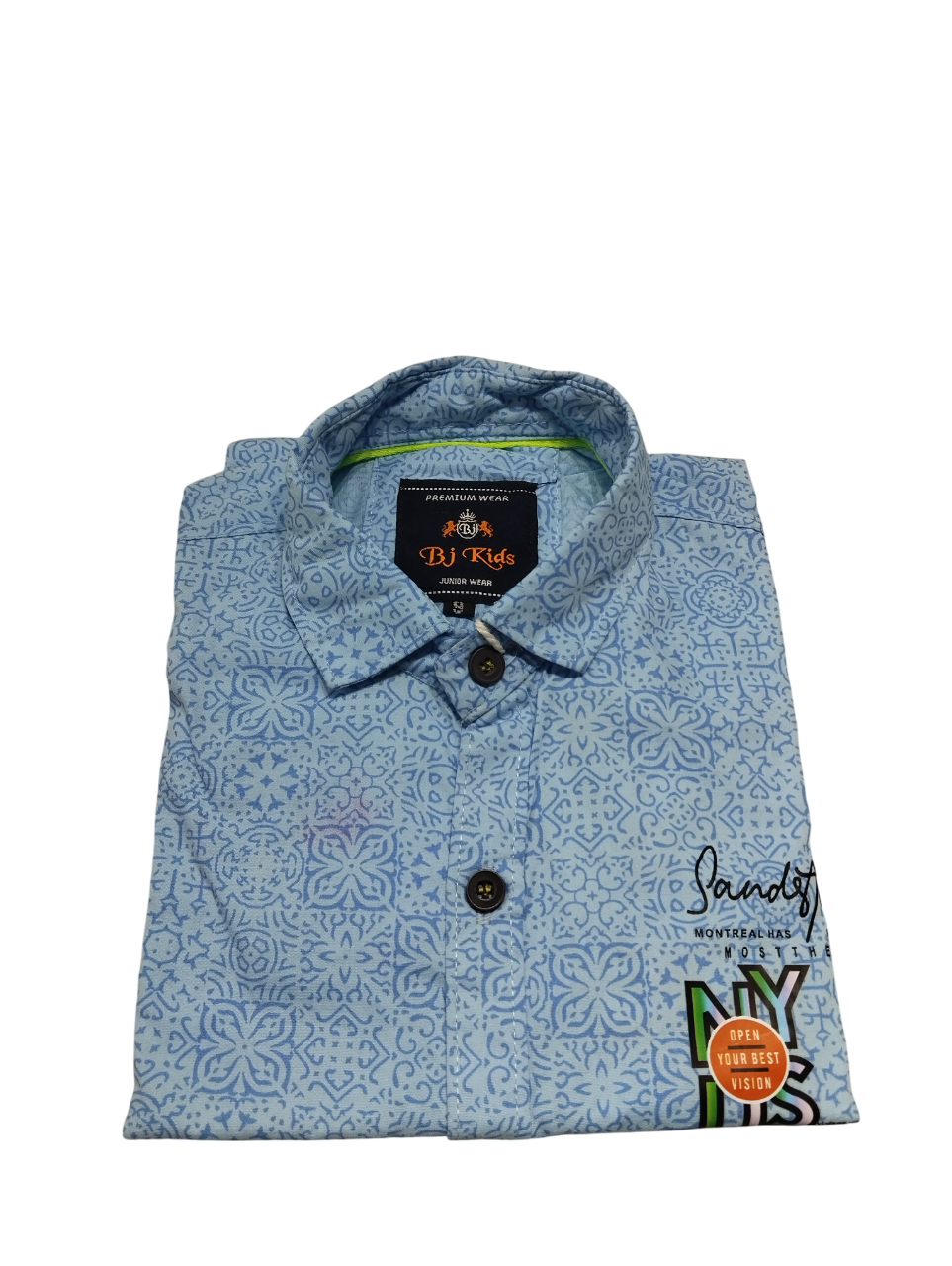 Kids' Printed Casual Shirt D.14/16 B.5157 Kids' Printed Casual Shirt D.14/16 B.5157