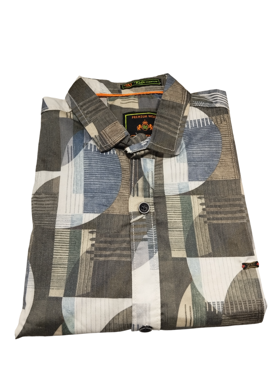 Kids Premium Geometric Printed Casual Shirt D25/4 B5293 Kids Premium Geometric Printed Casual Shirt D25/4 B5293