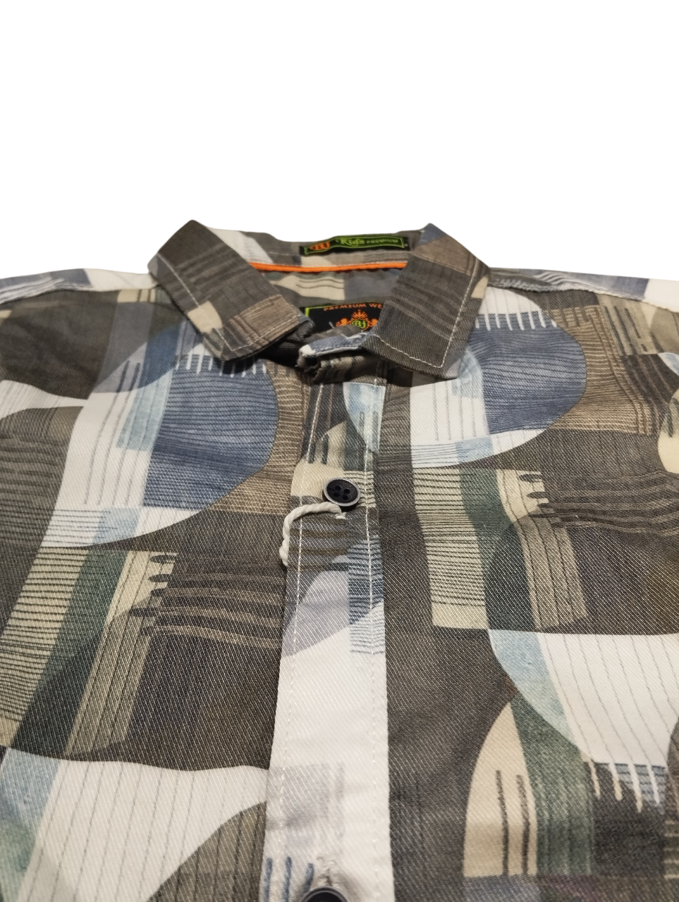 Kids Premium Geometric Printed Casual Shirt D25/4 B5293 Kids Premium Geometric Printed Casual Shirt D25/4 B5293