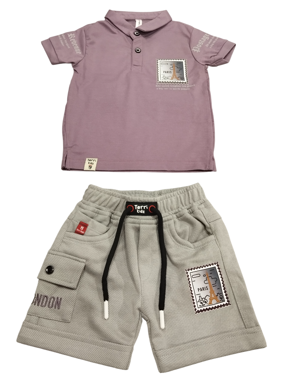 Boys' Polo T-Shirt & Shorts Set D.11.3582 B 2802 Boys' Polo T-Shirt & Shorts Set D.11.3582 B 2802