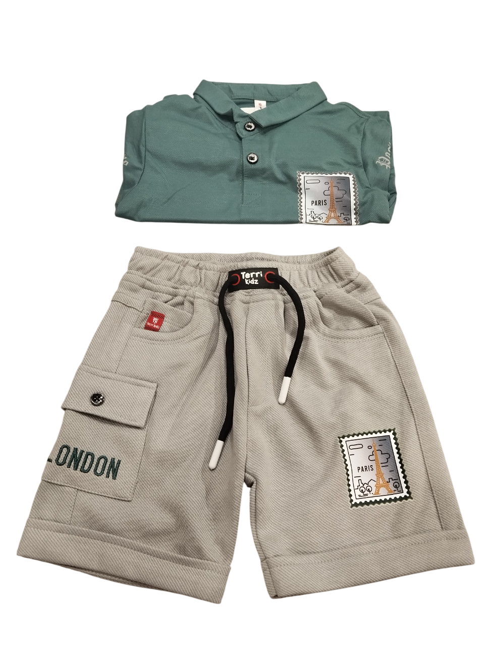 Boys' Polo T-Shirt & Shorts Set D.11.3582 B 2802 Boys' Polo T-Shirt & Shorts Set D.11.3582 B 2802