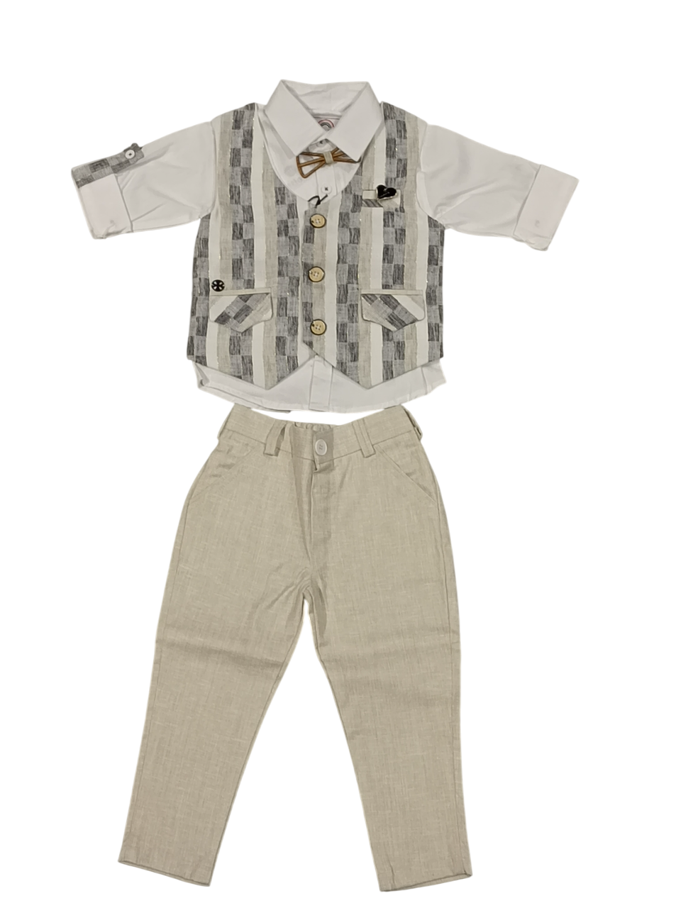Boys' Elegant 3-Piece Formal Suit D.9.6163 B.1905 Boys' Elegant 3-Piece Formal Suit D.9.6163 B.1905