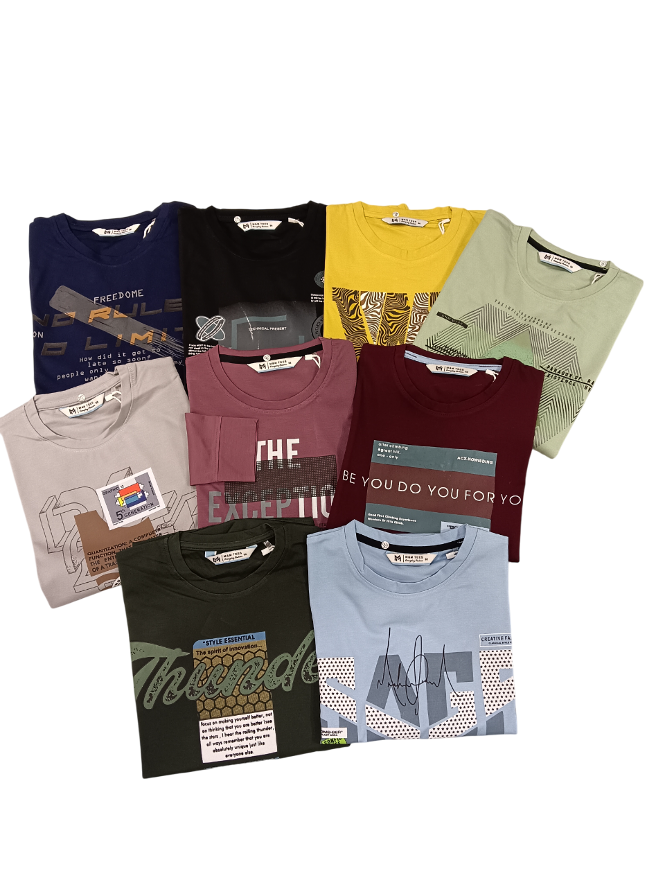 combo set of 10 graphic printed T-shirts D.13/27 B.4208 combo set of 10 graphic printed T-shirts D.13/27 B.4208