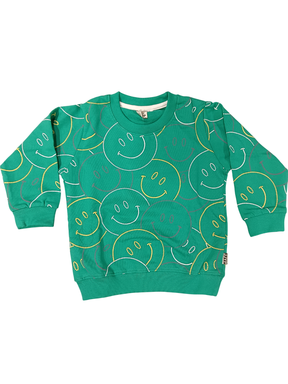 Kids "Smiley Print" Full Sleeves Sweatshirt and Jogger Pant D.7.2039 B.2091 Kids "Smiley Print" Full Sleeves Sweatshirt and Jogger Pant D.7.2039 B.2091