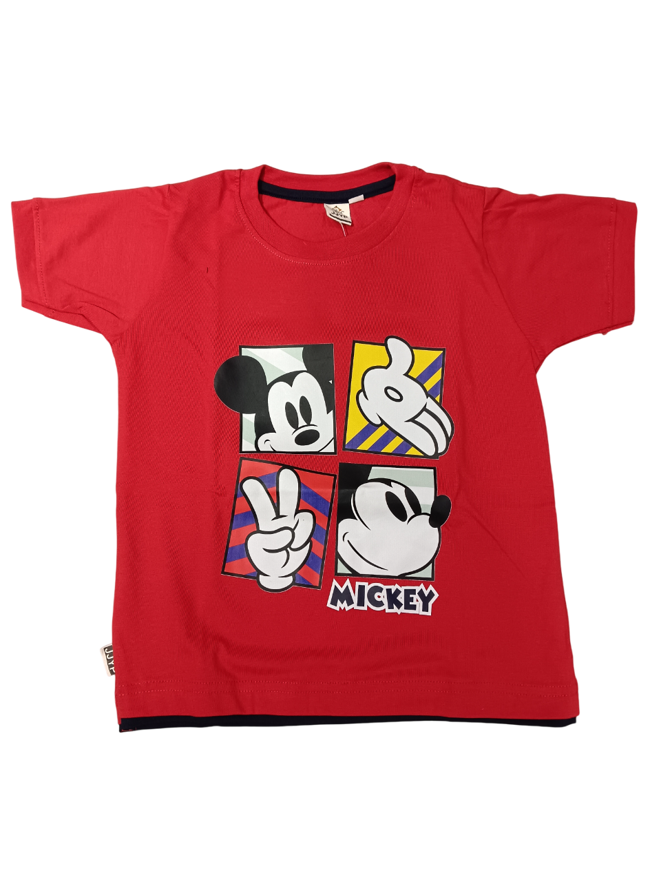 Kids "Mickey Cartoon" Printed T-Shirt and Shorts Set D.21.519 B.2173 Kids "Mickey Cartoon" Printed T-Shirt and Shorts Set D.21.519 B.2173