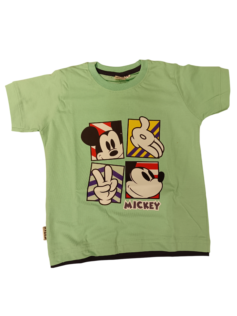 Kids "Mickey Cartoon" Printed T-Shirt and Shorts Set D.21.519 B.2173 Kids "Mickey Cartoon" Printed T-Shirt and Shorts Set D.21.519 B.2173