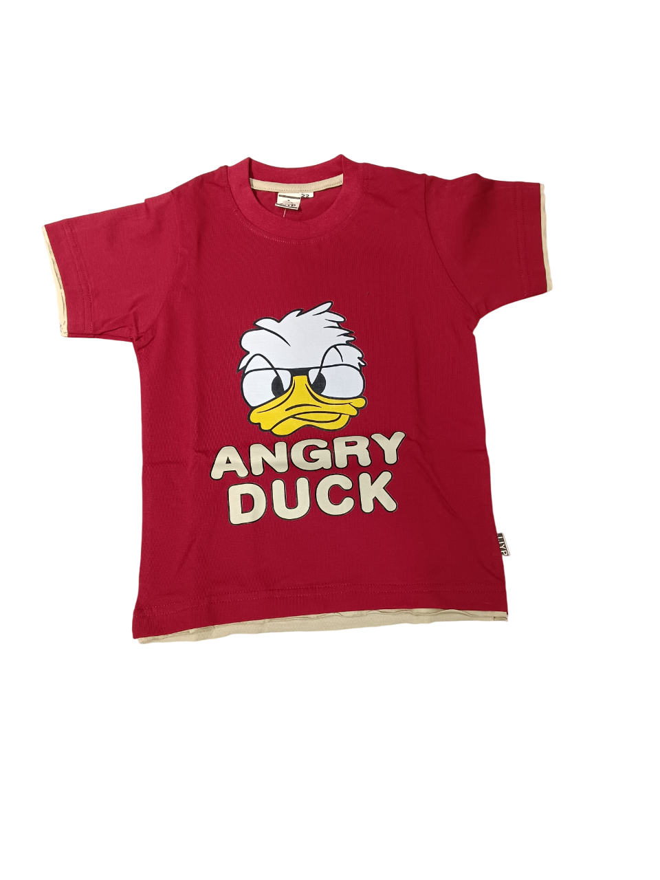 Kids "Angry Duck" Cartoon Print T-Shirt and Shorts pair D.28.515A B.2214 Kids "Angry Duck" Cartoon Print T-Shirt and Shorts pair D.28.515A B.2214