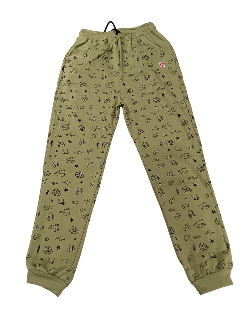 Kids' Printed Joggers D.35.KFP801C B.2305 Kids' Printed Joggers D.35.KFP801C B.2305