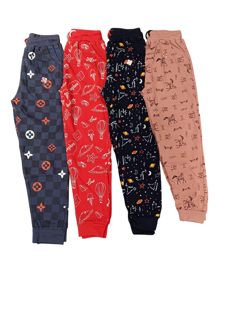 Trendy Printed Joggers D.45.KFP103E B.2372 Trendy Printed Joggers D.45.KFP103E B.2372