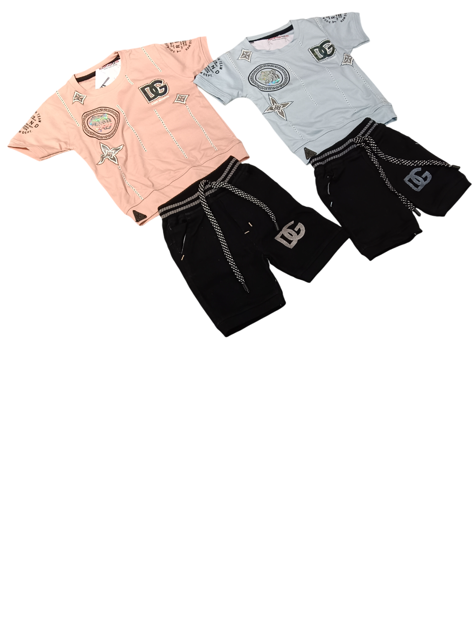 Boys' Designer T-Shirt & Shorts Set D.45.2129 B.1478 Boys' Designer T-Shirt & Shorts Set D.45.2129 B.1478