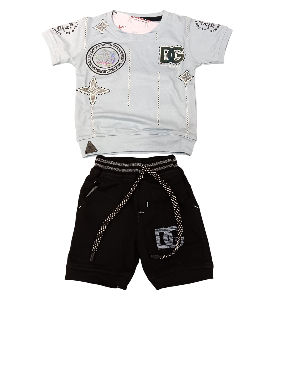 Boys' Designer T-Shirt & Shorts Set D.45.2129 B.1478 Boys' Designer T-Shirt & Shorts Set D.45.2129 B.1478