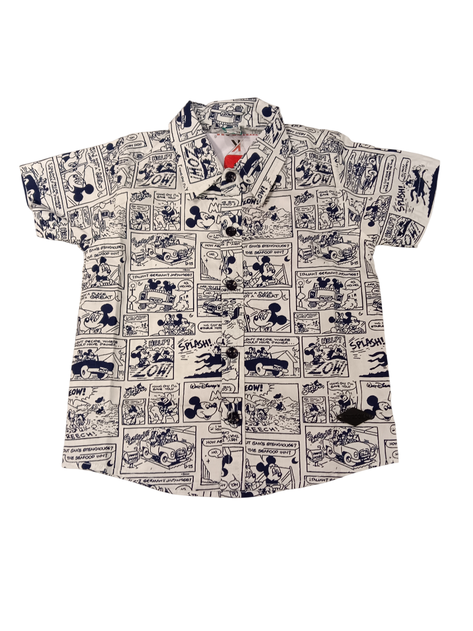 Mickey Mouse Printed Shirt & Shorts Set for Kids D.43.2117 B.1468 Mickey Mouse Printed Shirt & Shorts Set for Kids D.43.2117 B.1468