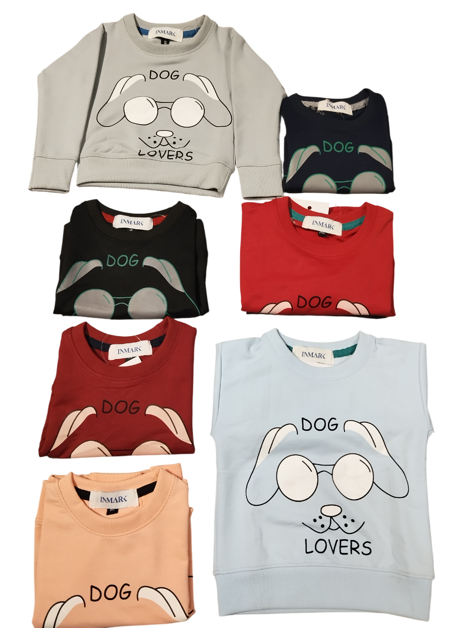 IMARK "DOG LOVERS" Kids' Sweatshirts & Pullover D.2/24 B.5337 IMARK "DOG LOVERS" Kids' Sweatshirts & Pullover D.2/24 B.5337