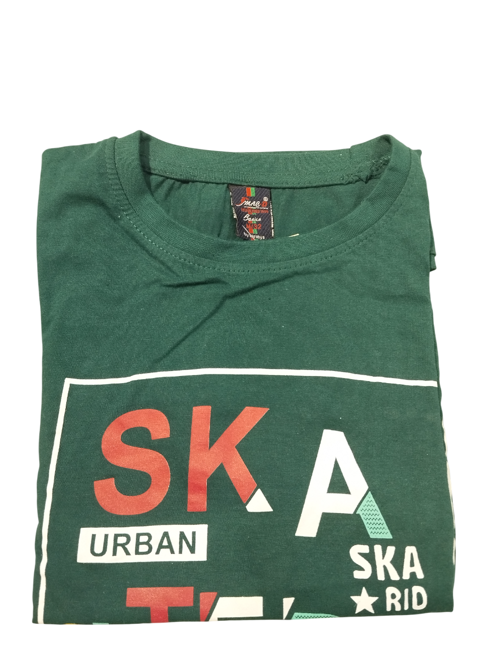 Red T-shirt: "Urban Rock Star Graphic Tee" D.9/12 B.9899 Red T-shirt: "Urban Rock Star Graphic Tee" D.9/12 B.9899