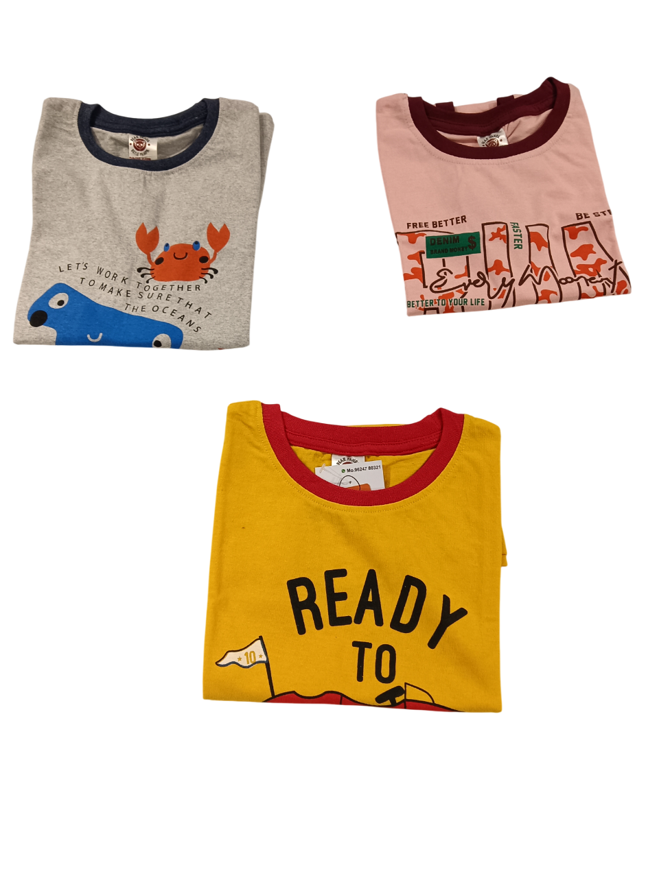 Boys' Sleeveless T-Shirt Set 4/36 Boys' Sleeveless T-Shirt Set 4/36