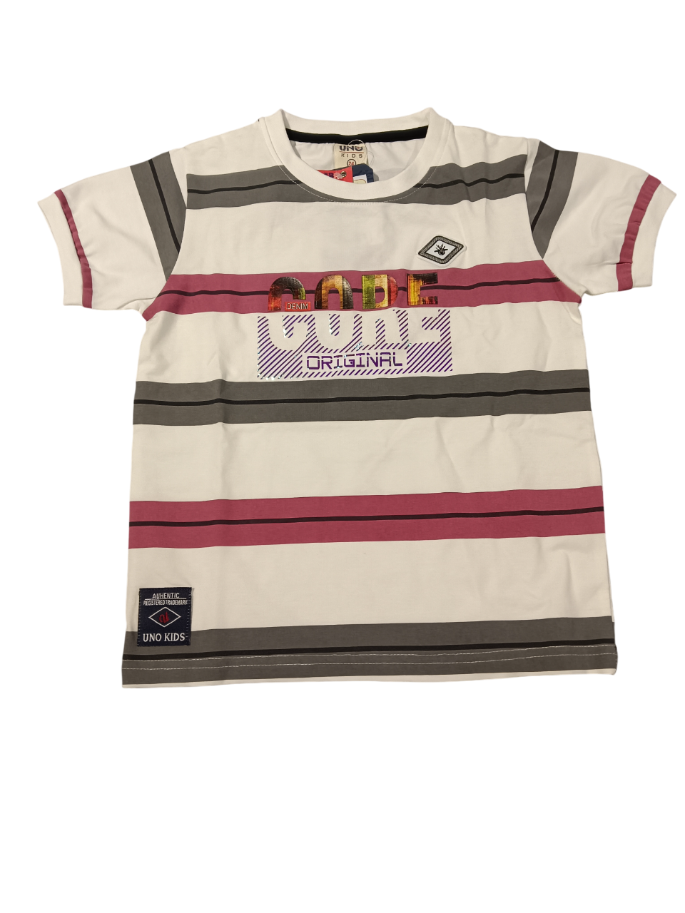UNO Kids Cool Striped T-Shirt & Shorts Set D.32/6 B.3983 UNO Kids Cool Striped T-Shirt & Shorts Set D.32/6 B.3983