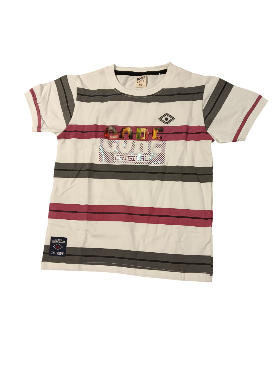 UNO Kids Cool Striped T-Shirt & Shorts Set D.32/6 B.3983 UNO Kids Cool Striped T-Shirt & Shorts Set D.32/6 B.3983