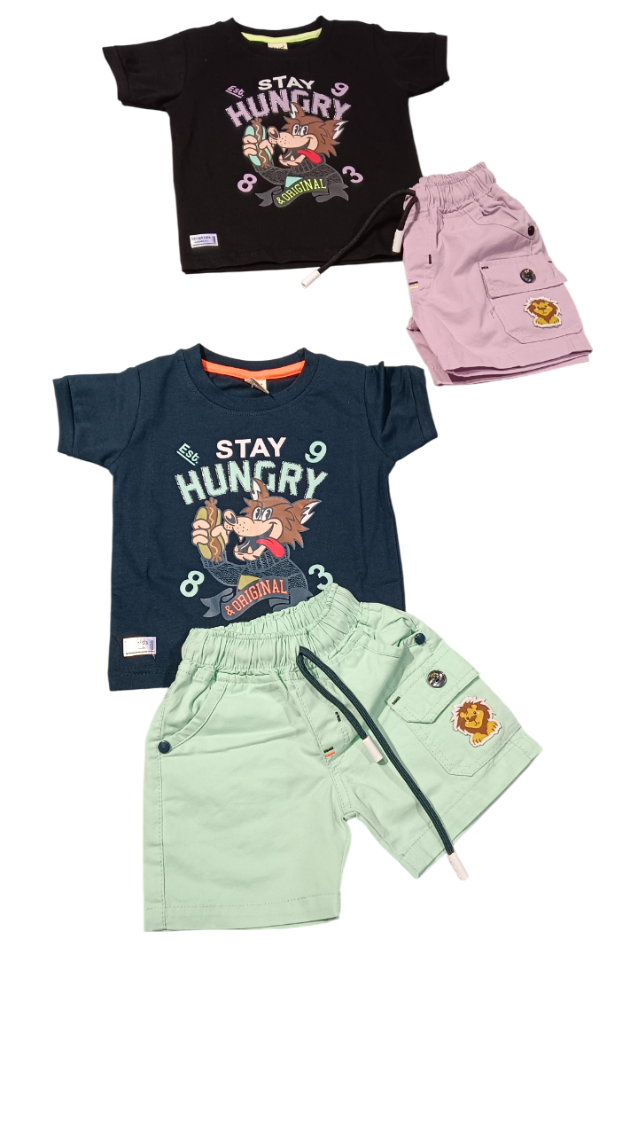 Kids T-Shirt & Shorts Set D.9.TM130 B.2897 Kids T-Shirt & Shorts Set D.9.TM130 B.2897