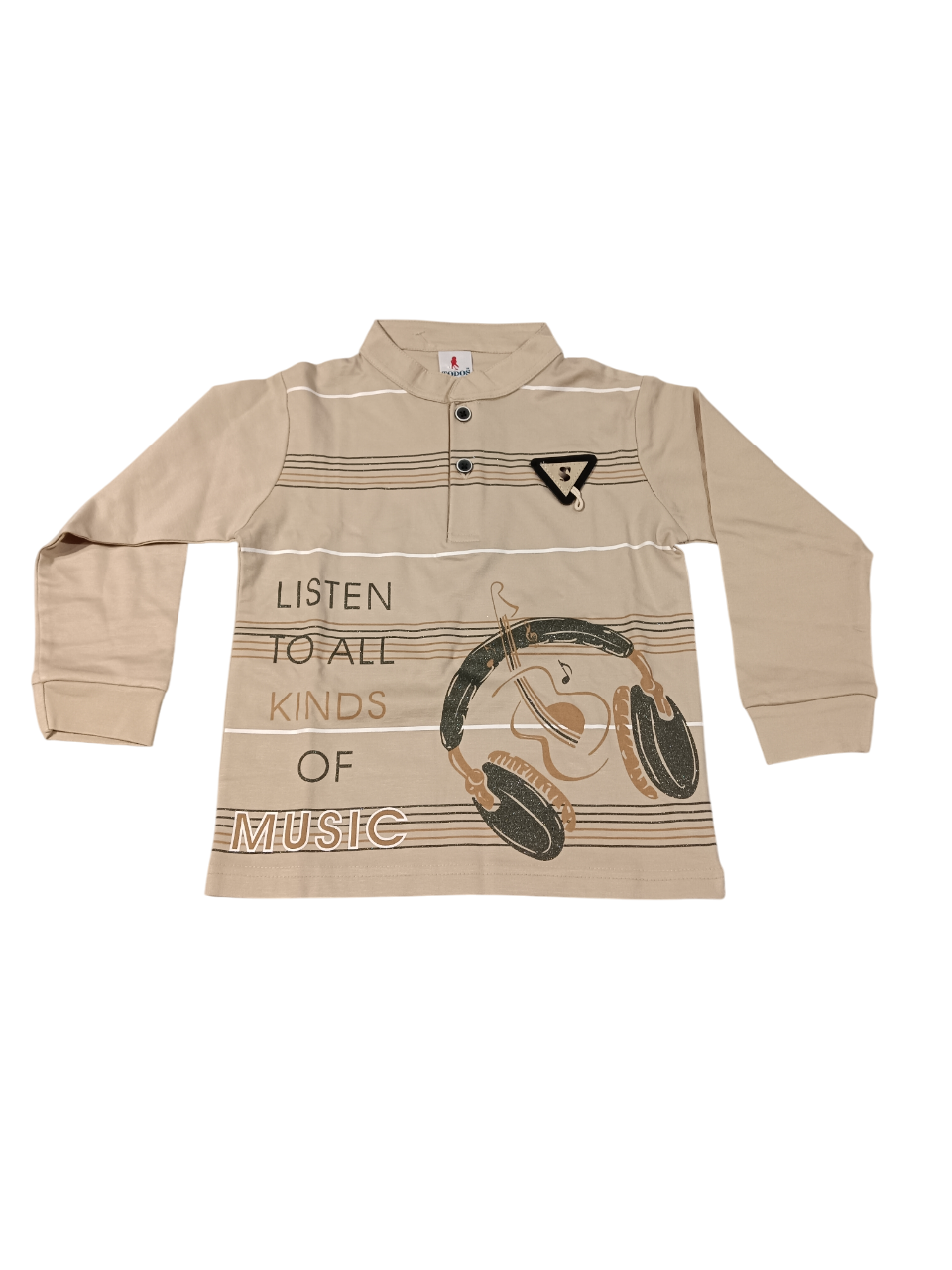 Music-Themed Full Sleeve T-Shirt & Pant Set D.3.U80019 B.2862 Music-Themed Full Sleeve T-Shirt & Pant Set D.3.U80019 B.2862