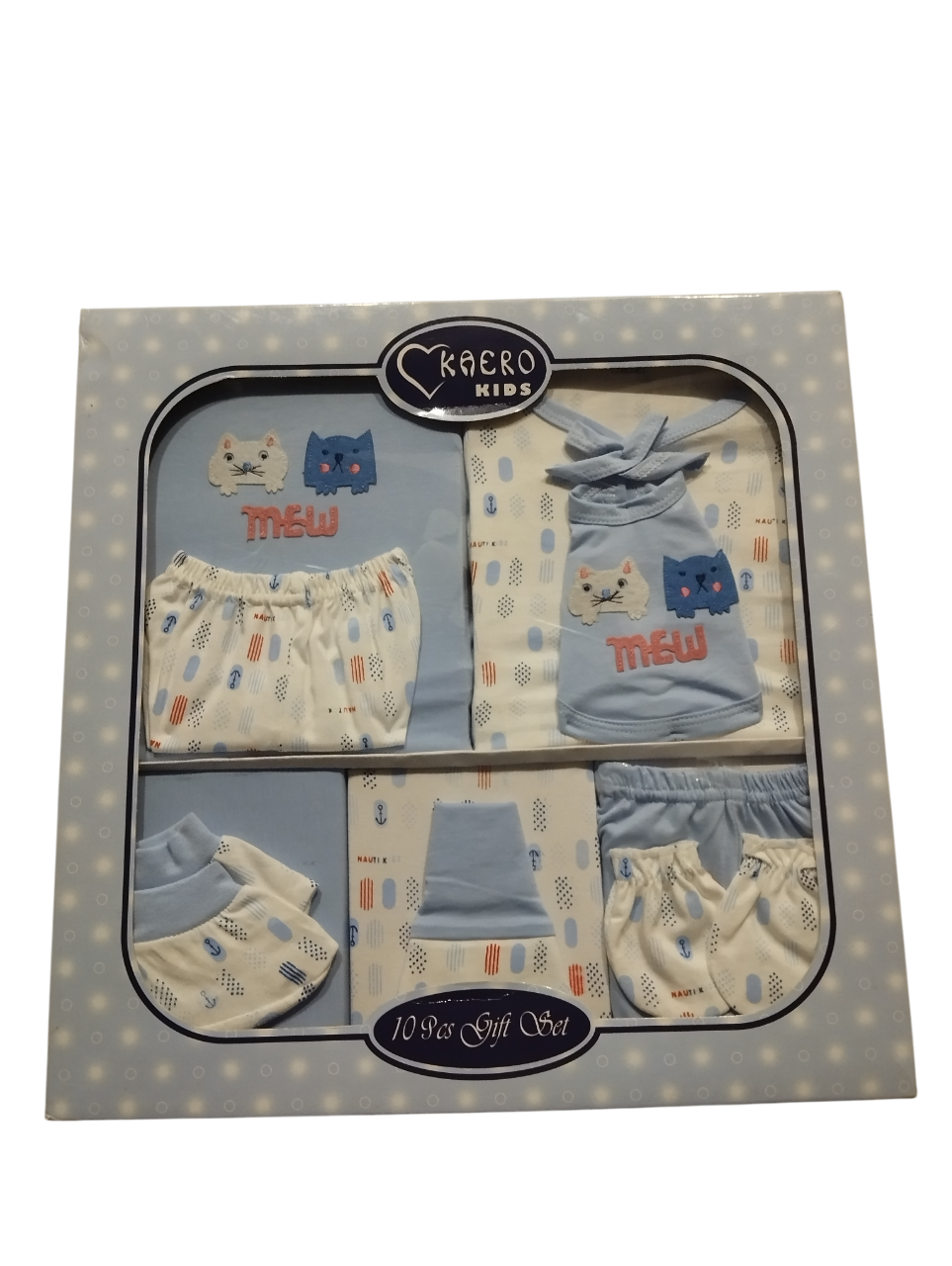 Kaero Kids 10-Piece Baby Gift Set D.43/4 B.4041 Kaero Kids 10-Piece Baby Gift Set D.43/4 B.4041