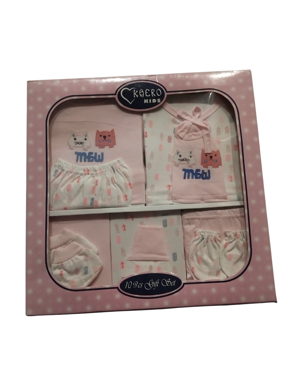 Kaero Kids 10-Piece Baby Gift Set D.43/4 B.4041 Kaero Kids 10-Piece Baby Gift Set D.43/4 B.4041