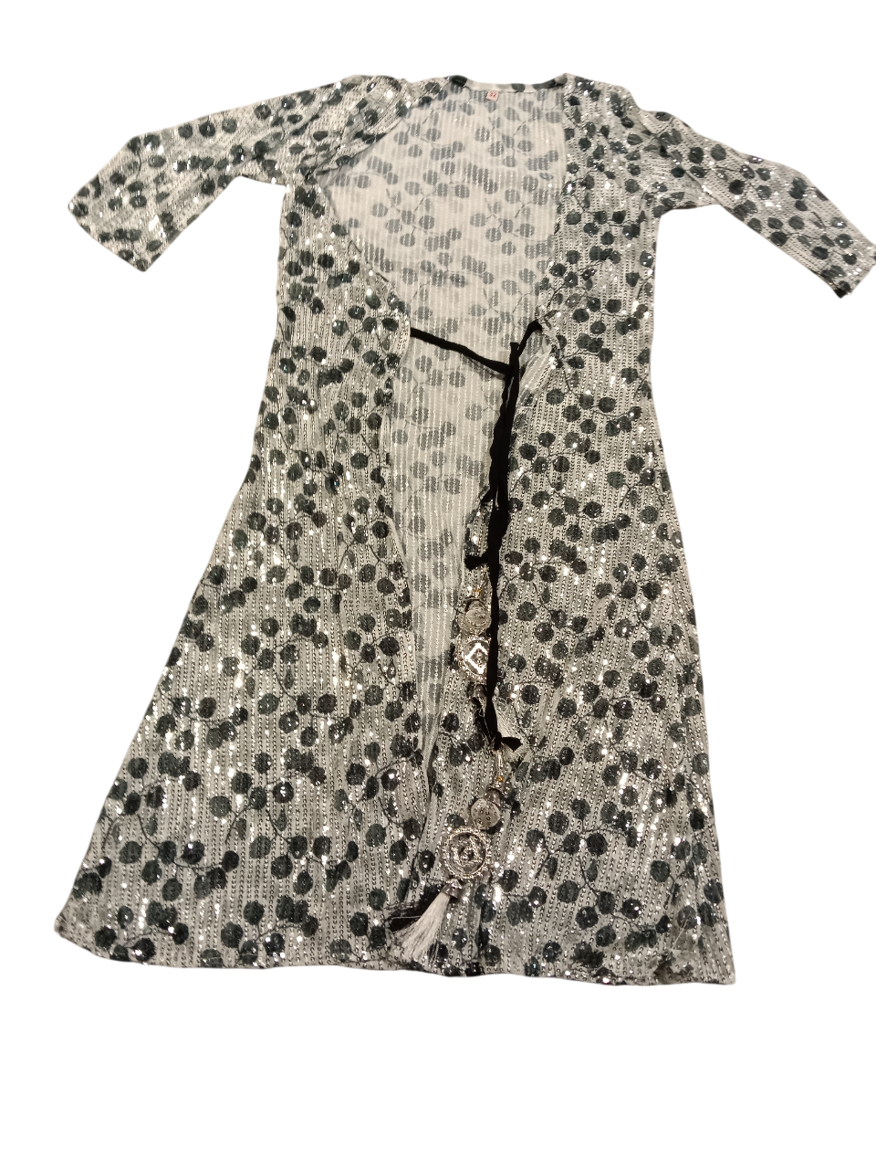 Girls 3-Piece Indo-Western Partywear Set D.3.842K B.8835 Girls 3-Piece Indo-Western Partywear Set D.3.842K B.8835