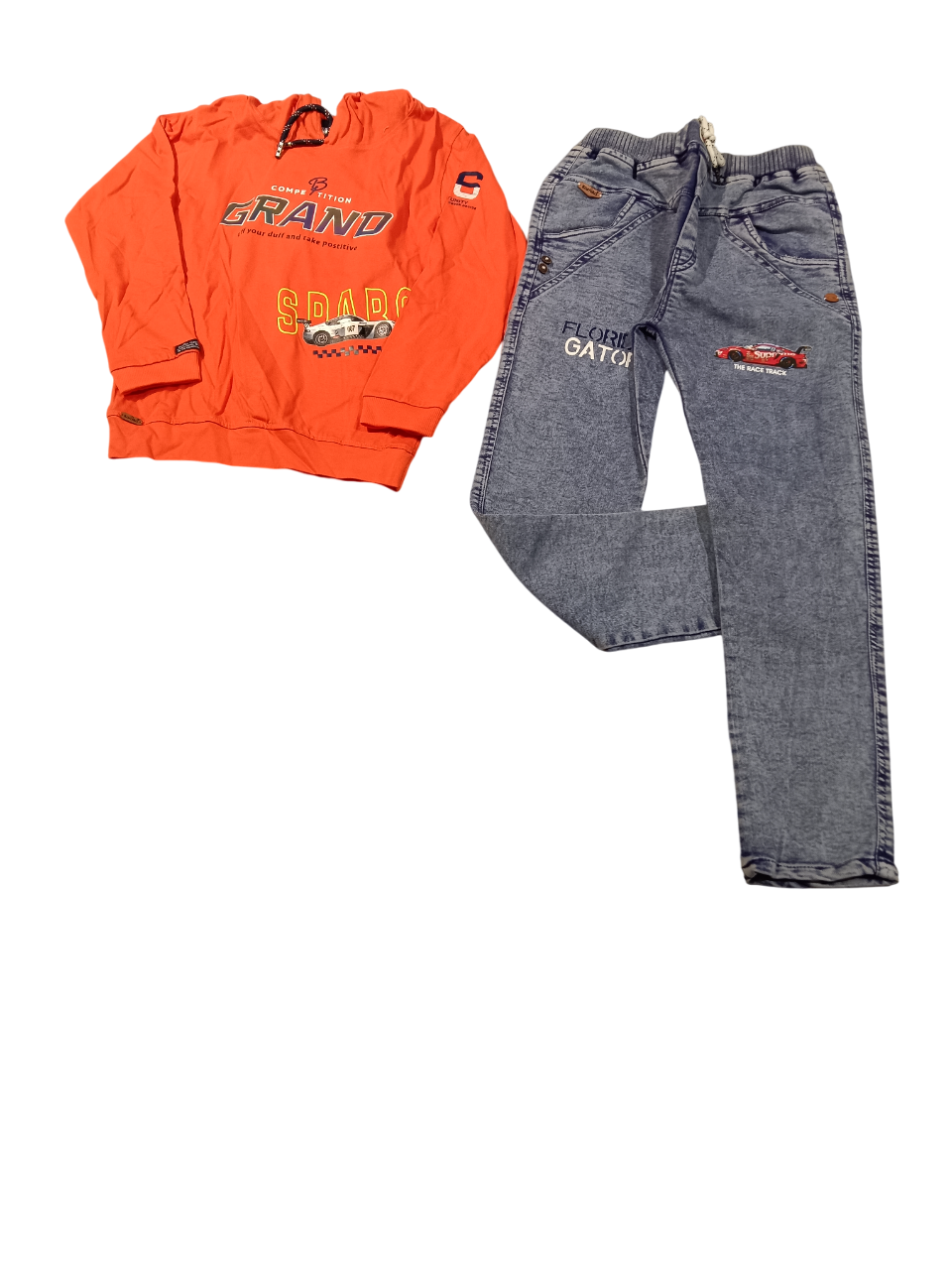 Kids Racing Theme Clothing Set D.1/6 B.3787 Kids Racing Theme Clothing Set D.1/6 B.3787
